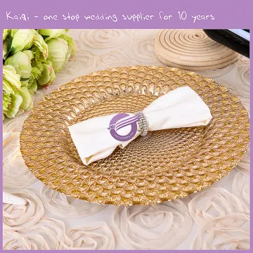 Stainless Steel Dinner Charger Plates Sets Price Wholesale