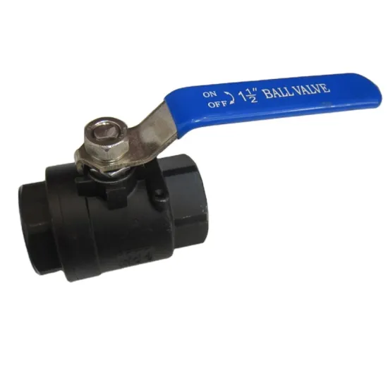 Threaded End Casting Carbon Steel NPT BSP end Two-Piece CF8M Ball Valve