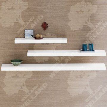 modern floating shelves