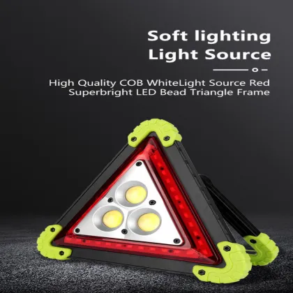 LED Red Triangle Emergency Warning Lamp