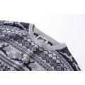 Men's Knitted Jacquard Reindeer Crew Neck Pullover