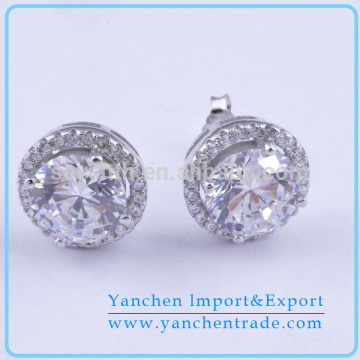 2014 Wholesale 925 Sterling Silver Stud Earring for Girls Best Earring in Fashion