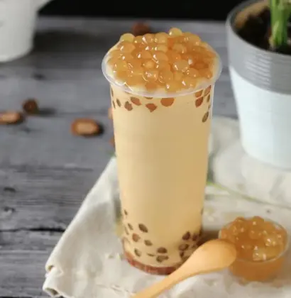 Frozen Coffee Golden Boba food