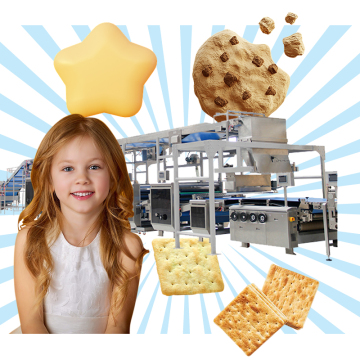 Electric Automatic Cookie Biscuit Production Linia z mikserem i piekarnikiem