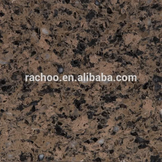 M049-BROWN TROPICAL Quartz stone