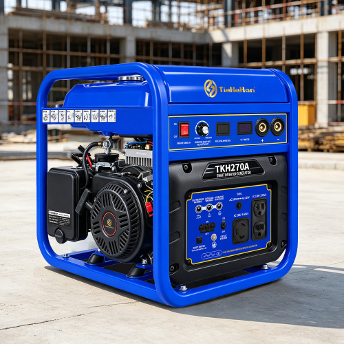 Generador de soldadura de gasolina de 5,6 kVA para lugares de trabajo