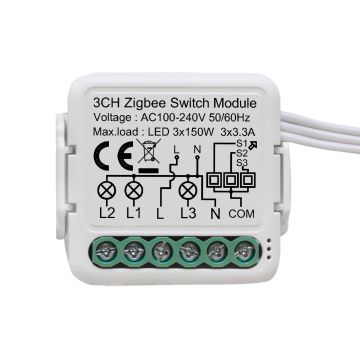 Tuya Zigbee 3.0 मिनी स्मार्ट DIY स्विच - स्मार्ट होम ऑटोमेशन के लिए 2 रास्ता नियंत्रण