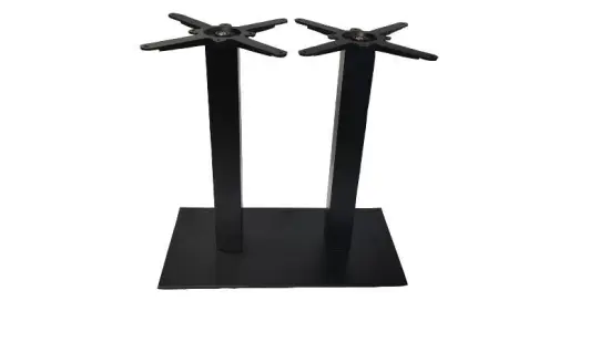 Cast Iron Rectangular Dual-Rod Table Feet