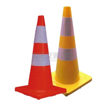 Ding Wang High Quality Elastic PVC Safety Traffic Cones for Road Construction
