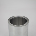 0.2L tin tin bulat dengan penutup logam