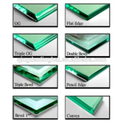 Soda Lime Glass Temper Float Glass Sheet Green Glass