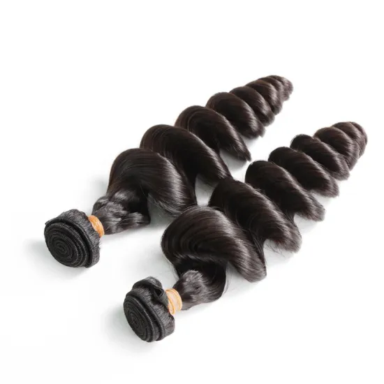 Brazilian Loose Wave Virgin Human Hair One Bundle 100% Unprocessed Human Hair  Weave Natural Color