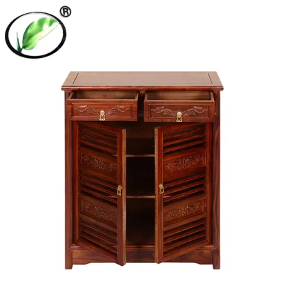 living room furniture wooden shoe cabinet