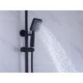 3 Function Black Brass Bathroom Shower Sets