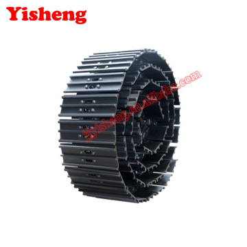 CAT320 excavator track shoe assembly undercarriage parts track group with pads