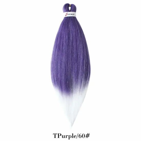 EZ Braids For African Women EZ Braiding Hair Extensions Low Temperature Fiber Synthetic Crochet Hair 20 Inches 75g per piece