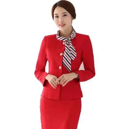 Airport Air Airline Asia Hostess Uniform For Womans Stewardess