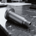 Крепежный вал, обработанный на станке с ЧПУ из титана и алюминия