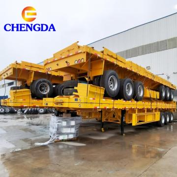 3 gandar 60 ton pagar kargo trailer