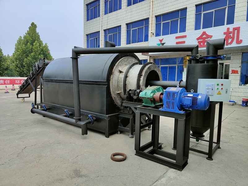 Rotary Palm Shells Charcoal Carbonization Machine