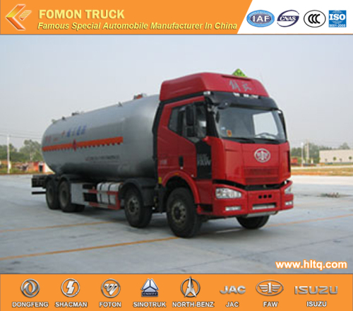 FAW 8X4 35.5M3 LPG tanker transportation truck