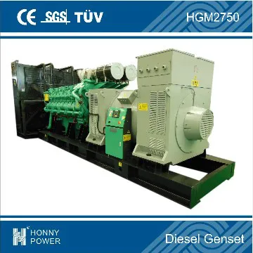 Googol Large Diesel Engine 2MW Generator