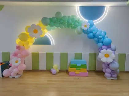 Rainbow Party Decoration Balloons