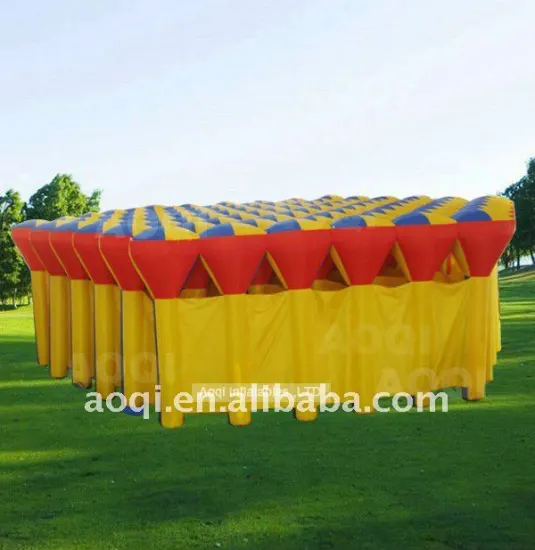 Crazy fun hot selling Inflatable labyrinth equipment for children's playgrounds