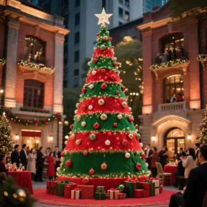 Classic Traditional Style Christmas Tree