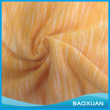 65%T 35%C Polyester cotton 30S single jersey fabric kintted/space dyed jersey fabric for t-shirt                        
                                                                                Supplier's Choice