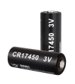 円筒形リチウム電池CR17450 3.0V 2400mAh.