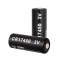 円筒形リチウム電池CR17450 3.0V 2400mAh.