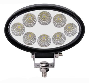 Wholesale 12V/24V 24W 4.3-inch Oval LED Work Light with Spot/Flood Beam for Cars, ATVs - IP67 Rated LED Headlight