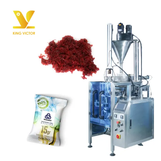 KV Automatic Hookah Shisha Packing Line: Filling and Sealing Machine for Tobacco Bags