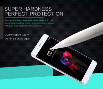 HUYSHE glass screen protector for OnePlus X mobile phone use tempered glass anti-fingerprint anti-scratch