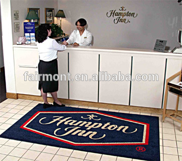 Printed Carpet to Middle East / 100% Nyon Logo Mat with Rubber Backing MO-01
