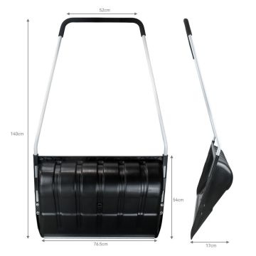 User-Friendly Durable Snow Shovel and Plastic Snow Pusher