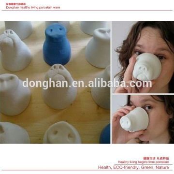 350ml Customized ceramic nose Mug