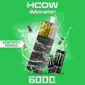 HCOW IMONSTER 6000PUFFS şarj edilebilir tek kullanımlık vape