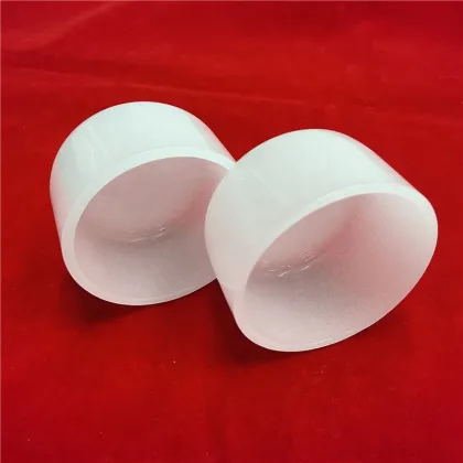 Customized Opaque Melting Crucible - Laboratory Milky White Quartz Crucible