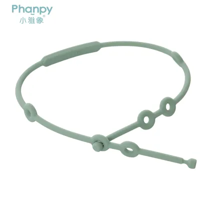 Food Grade Silicone Teether Strap Chains Baby Girl