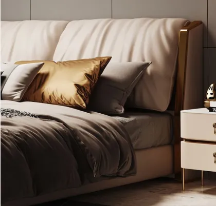 Antique Chinese Minimalist Solid Wood Storage Bed