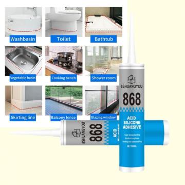 SY868 Genel Amaçlı Asetik Evrensel Silikon Sızdırmazlık Madeni