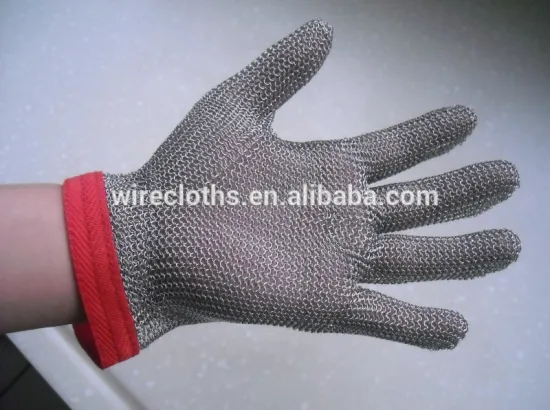 stainless steel professional Level 5 Anti chain mail Cut Gloves