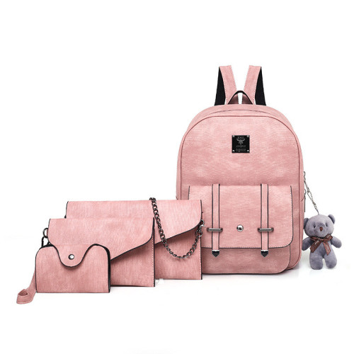 Moda design bonito mochila ombro duplo para menina