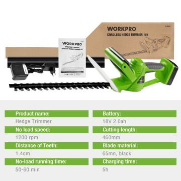 18V Lithium 510mm Batterie Akku Schnurlose elektrische Hecke