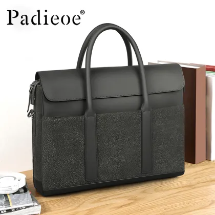 Padieoe men bag briefcase computer bag messenger handbag purses jobs