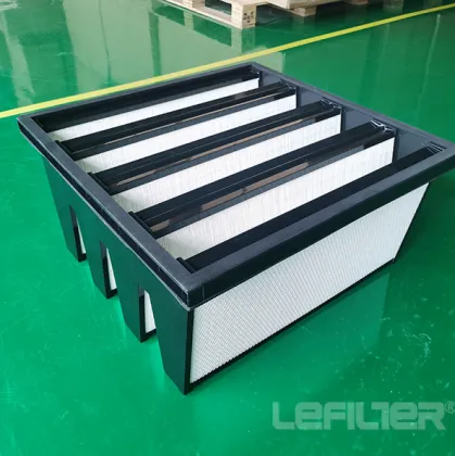 Compact filters V bank filter