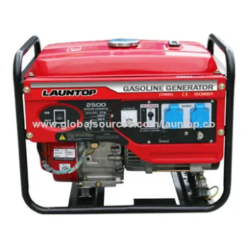 2kW Gasoline Generator Set with 50, 60Hz AC Frequency, 12V-8.3A DC OutputNew
