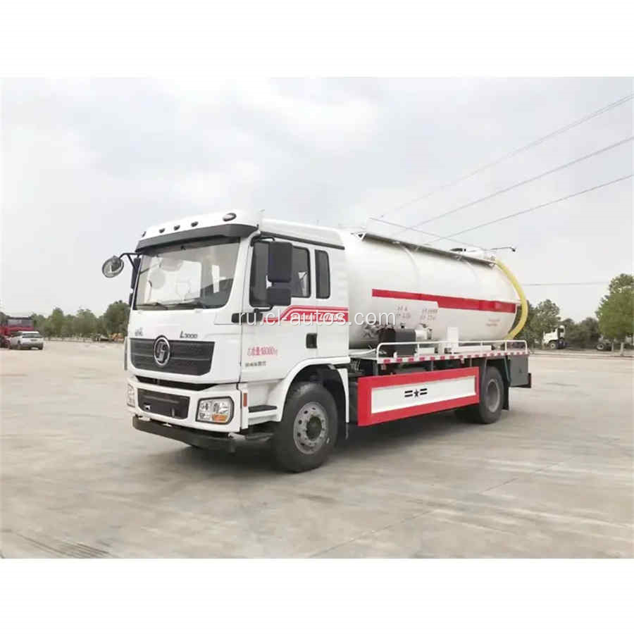 6x4 Shacman 15000L Vaige Vacuum Tank Fecal Sous Toucer Truck